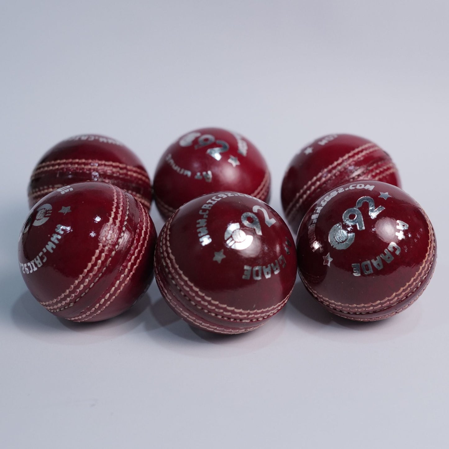 Box of 6 Red Hard Balls - C92