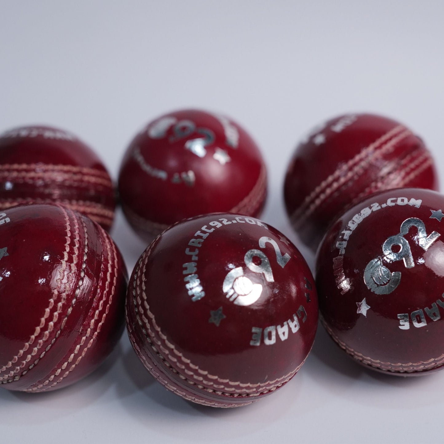 Box of 6 Red Hard Balls - C92