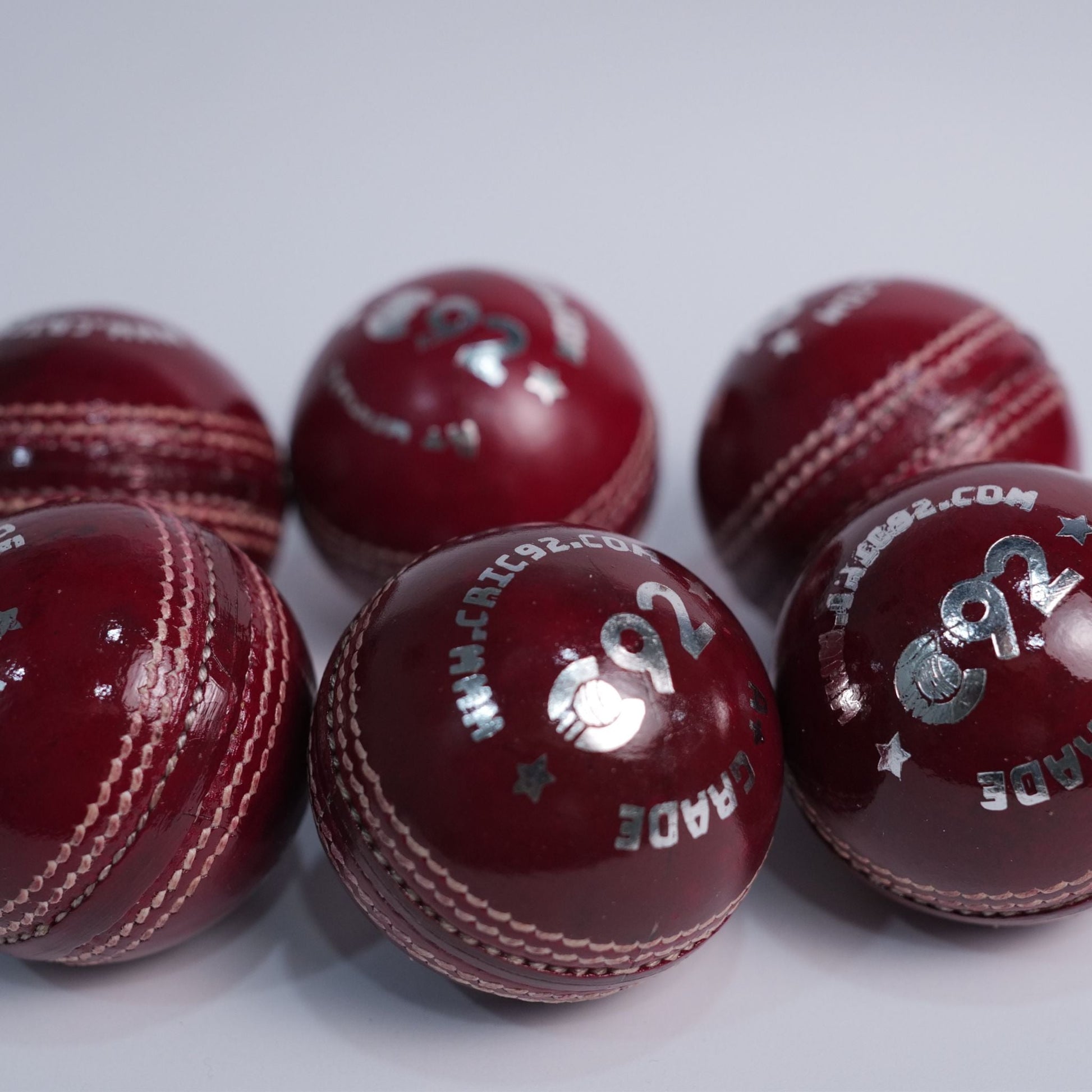Box of 6 Red Hard Balls - C92