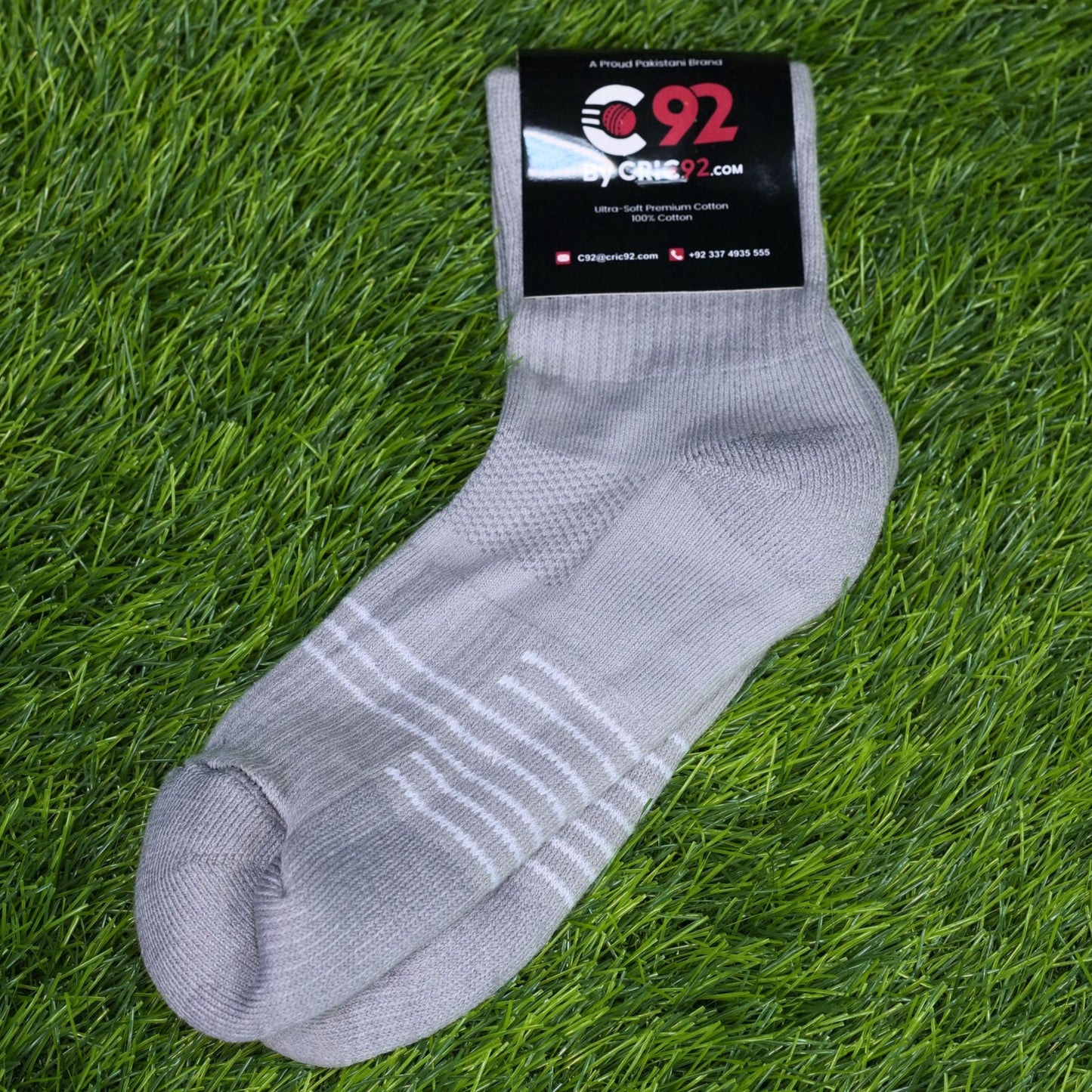 C92 Cricket Short Socks – Cushioned Ankle Fit - C92