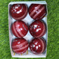C92 Red Leather Cricket Ball – A Plus Grade - C92